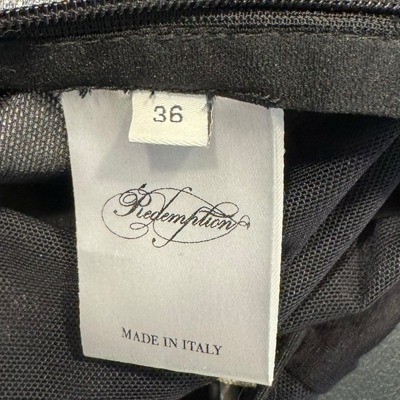 Redemption for FWRD Long Sleeve Metallic Deep V Party Dress in Silver Size XS - Picture 14 of 16